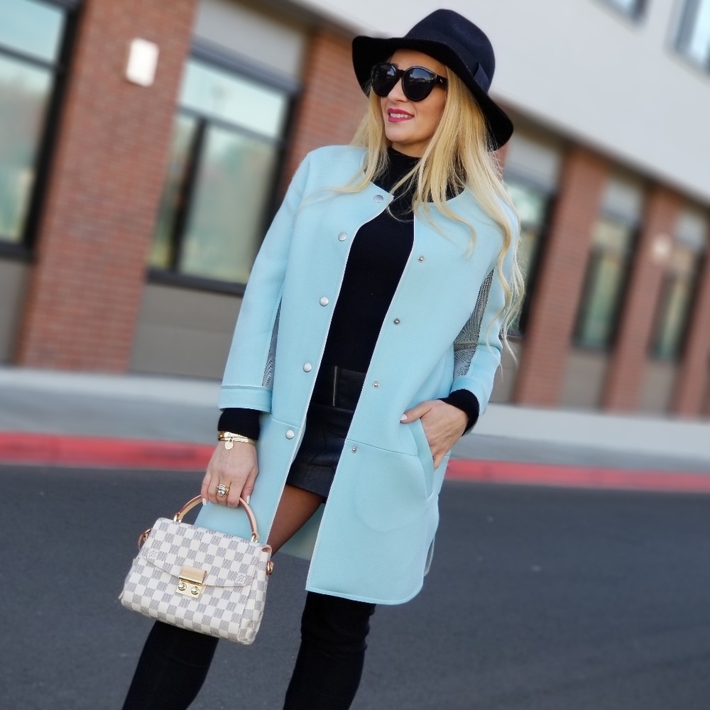 Baby Blue Jacket Structured - Picture 4 of 5